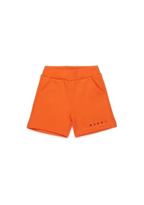 bermuda con logo MARNI KIDS | M01666 M00V00M436